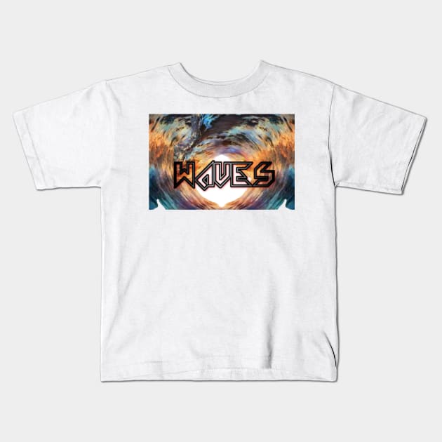 Waves Kids T-Shirt by Printing Shop